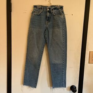Forever 21 Blue Straight Leg Jeans